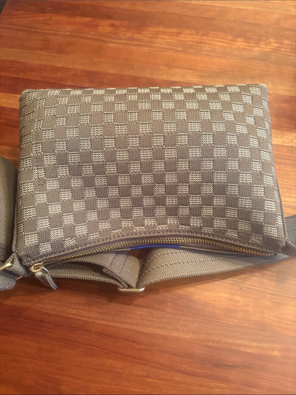 Rothy's Casual Crossbody Bag, green woven, like new - Picture 2 of 5